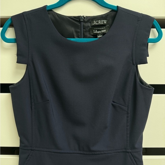 NWT J CREW Tollegno 1900 Italian Stretch Wool Resume Dress Size 4 - Picture 5 of 13